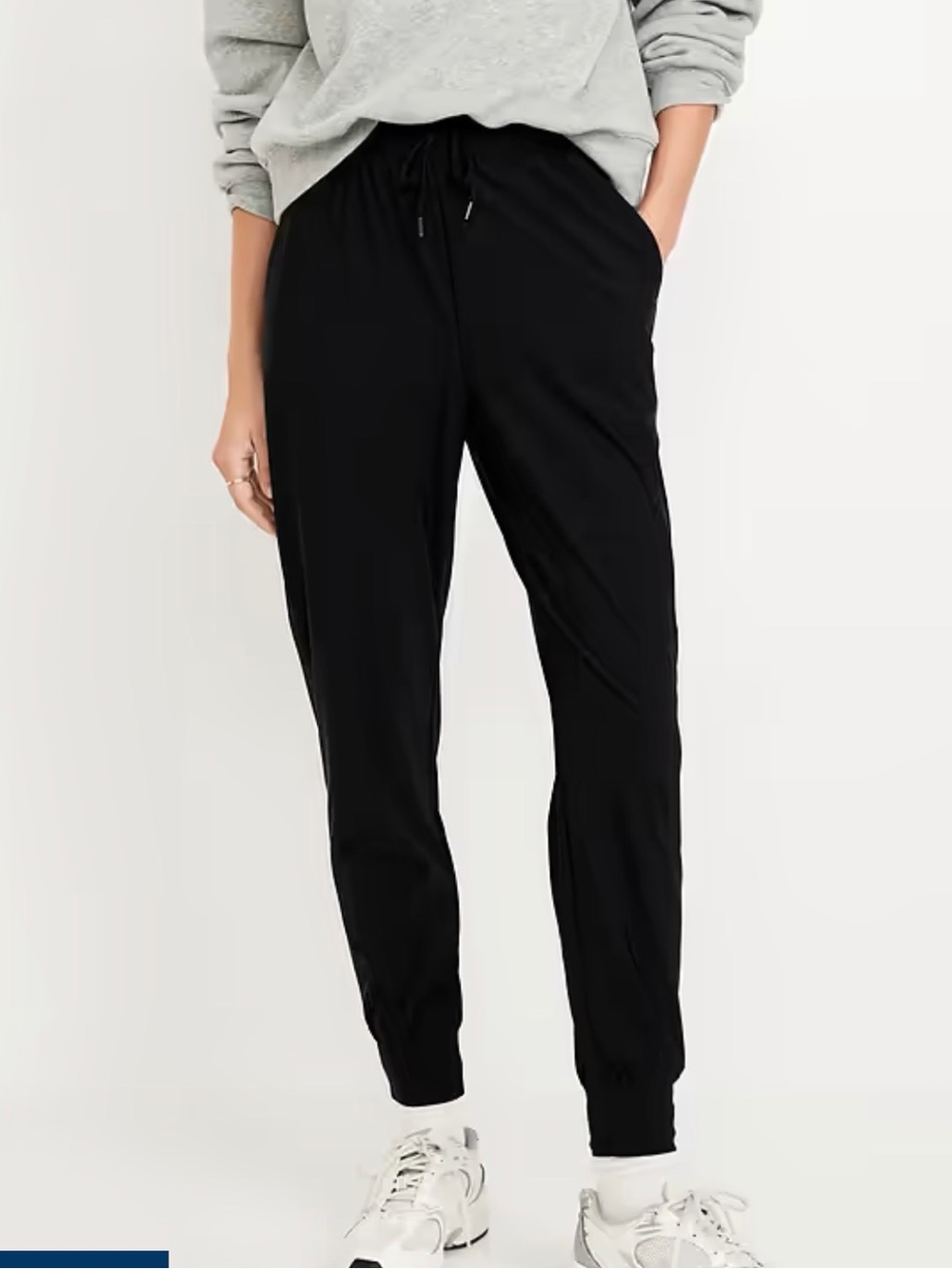 Old Navy High-Waisted SleekTech Joggers NWT Black Size XL Tall Long